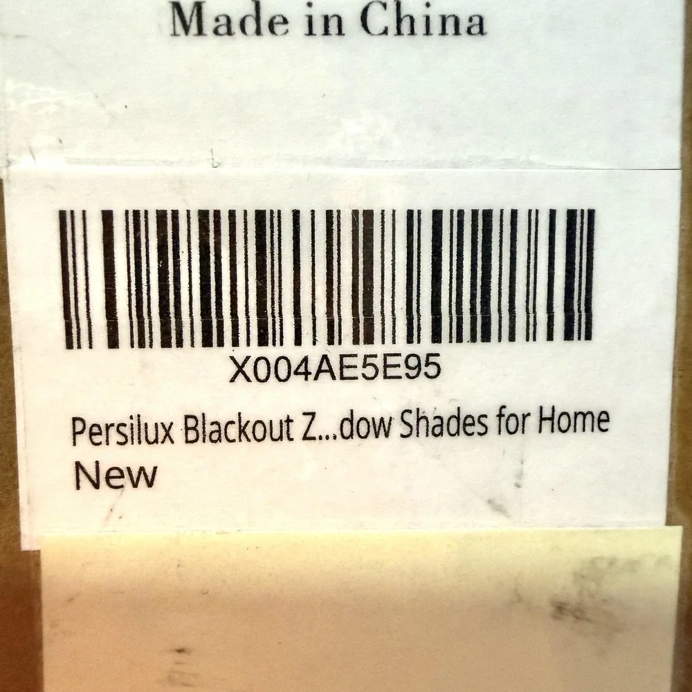 Persilux Cordless Zebra Blackout Window Shades Blinds Light Filtering Home